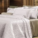 Ver imagem 4 de Kit Colcha3 Pçs Casal Altenburg Cetim 300 Fios Heritage 100% Algodão 230x260cm Branco