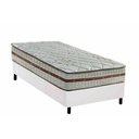 Ver imagem 1 de Cama Box Solteiro: Colchão Molas Masterpocket Ensacadas Classic + Base Crc Courano White (88x188)