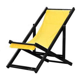 Kit 4 Espreguiçadeiras Dobrável Black Sb-amarelo - 6