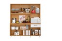 Ver imagem 4 de Kit Cozinha Siena 160cm com Nicho para Forno/microondas - Cinamomo/branco Aramóveis