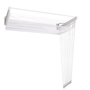 Ver imagem 2 de Varal de Parede Individual 10 Varetas Branco - 80cm