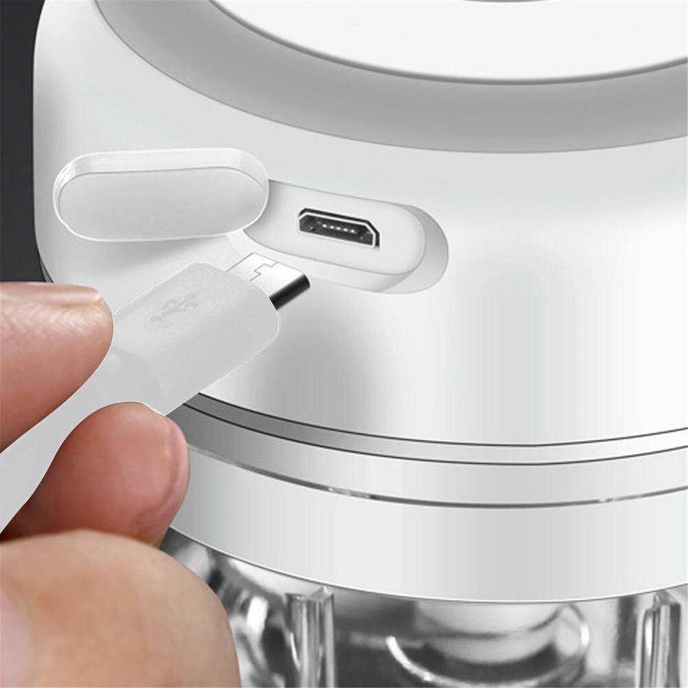 Moedor De Alho WALFOS, Picador Elétrico Sem Fio Usb Com Moedor De Alho - 2