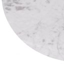 Ver imagem 2 de Mesa Saarinen Oval Carrara 120x80cm - Base Branca