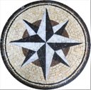 Ver imagem 1 de Rosa Dos Ventos em Mosaico Rosa Dei Venti 130cm