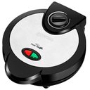 Ver imagem 1 de Máquina de Waffles Mondial Pratic Gw 01 Preta e Prata - 1.200w 220v