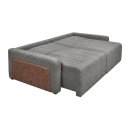 Ver imagem 6 de Sofá Cama Dublin,1,90m Retrátil e Reclinável, Tecido Bouclé, Cinza Molas Ensacadas, .