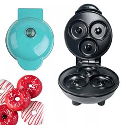 Máquina de Mini Donuts Rosquinhas Cozinha Antiaderente Confeitaria Sobremesa Culinária Crianças Bisc - 4