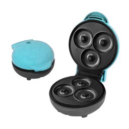 Máquina de Mini Donuts Rosquinhas Cozinha Antiaderente Confeitaria Sobremesa Culinária Crianças Bisc - 8