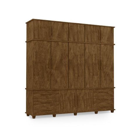 Guarda-roupa com 5 Portas Berlim Malbec