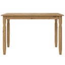 Ver imagem 2 de Mesa de Jantar Retangular de Madeira Maciça Marrom Antique