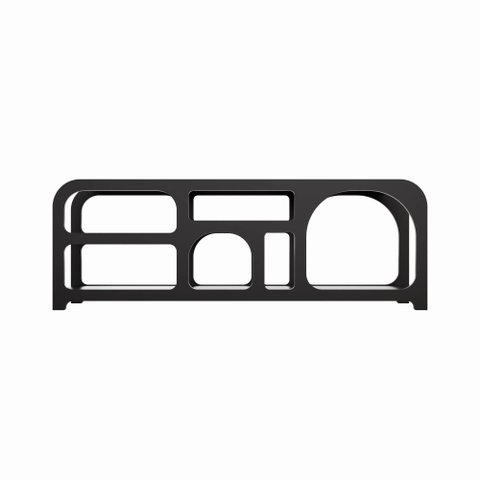 Rack Buffet Plaster Preto