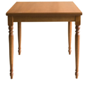 Ver imagem 1 de Mesa Zoe 4 Pes 80x80 Restaurante Cafeteria Cozinha Sala de Jantar Castanho Mogno