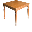 Ver imagem 3 de Mesa Zoe 4 Pes 80x80 Restaurante Cafeteria Cozinha Sala de Jantar Castanho Mogno