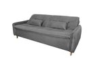 Ver imagem 2 de Sofá Cama Casal Reclinável Donna - Cinza light