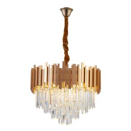 Lustre Pendente Blumenau Midas Redondo 55 E14 Bivolt U DOURADO - 2