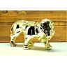 Escultura Decorativa Leao Ouro Decoração Sala Piscina Jardim Tiger Gifts Dourado - 9