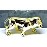 Escultura Decorativa Leao Ouro Decoração Sala Piscina Jardim Tiger Gifts Dourado - 7