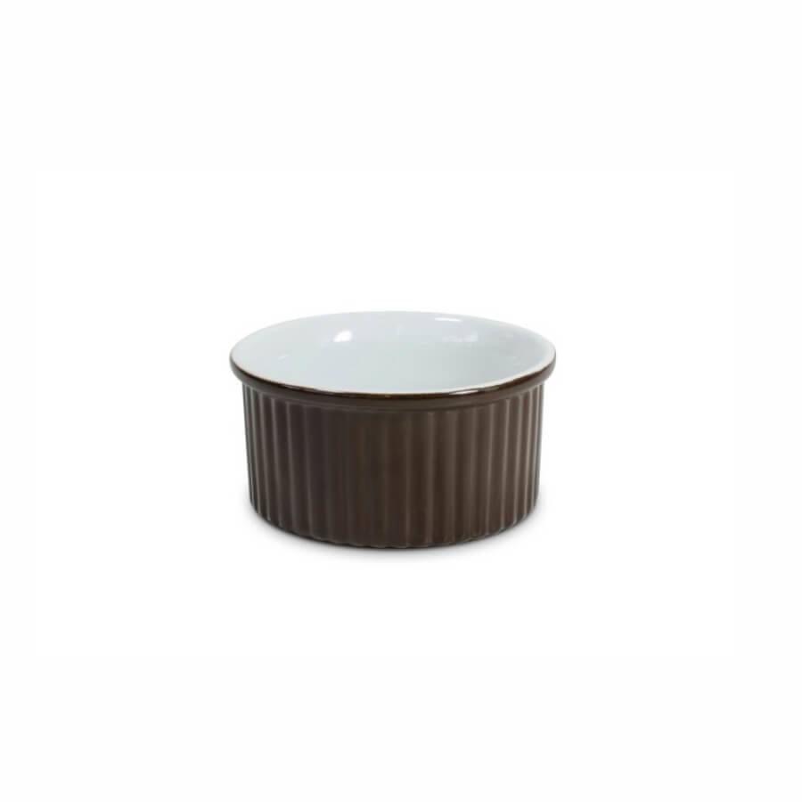 Ramequim Cerâmica 8cm Chocolate Mondoceram - 1