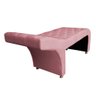 Maca para Estética com Capitonê Luxo Bella Veludo Rosa - Montanaris Decor MD MONTANARIS DECOR - 4