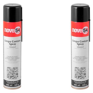 Kit 02 Limpa Contato Spray Infl.300ml/200g 954 Vonder