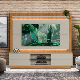 Home Com LED Para Tv 75 Polegadas Nature Off White Petra Flex Shop Jm - 1