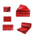 Ver imagem 1 de Lona de Polietileno Vermelha - Resistente À Água - 600g/m