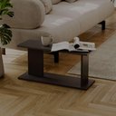 Ver imagem 3 de Mesa de Apoio Livn Preta 30x25x65cm para Sala e Quarto