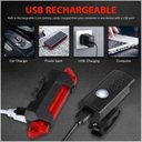 Ver imagem 2 de Farol para Bike Bicicleta+sinalizador Trazeira Recarregaveis