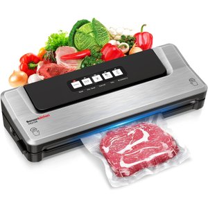 Bonsenkitchen Seladora a Vácuo Compacta com Kit de Sacos (prata)