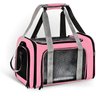Bolsa Viagem Transporte Pet - Rosa Impermeável Espaçosa Leve - 1