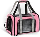 Ver imagem 1 de Bolsa Viagem Transporte Pet - Rosa Impermeável Espaçosa Leve