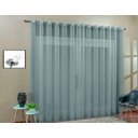 Ver imagem 1 de Cortina Voil Sala Ou Quarto 5,00x2,80 Ilhós Cromado:Cinza