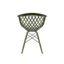 Ver imagem 3 de Cadeira Web com Pés em Polipropileno Verde Militar