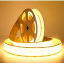 Ver imagem 1 de Fita Led Cob 60w 30mm 1600 Led’s 12v Ip20 5 Metros Branco Quente 3000k