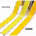 Ver imagem 3 de Fita Led Cob 60w 30mm 1600 Led’s 12v Ip20 5 Metros Branco Quente 3000k