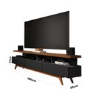 Ver imagem 6 de Rack com Painel para Tv até 72 Polegadas Pés em Madeira Maciça Vivare