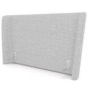 Ver imagem 5 de Cabeceira Cama Box Queen 160cm Nilo P05 Linho Cinza Claro - Lyam Decor