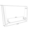 Ver imagem 4 de Cabeceira Cama Box Queen 160cm Nilo P05 Linho Cinza Claro - Lyam Decor