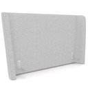 Ver imagem 1 de Cabeceira Cama Box Queen 160cm Nilo P05 Linho Cinza Claro - Lyam Decor