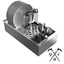 Ver imagem 4 de Conj.cuba 70x40 Inox 304 Canal Calha Escorredor Cozinha Technox