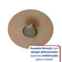 Ver imagem 7 de Guarda-roupa Casal Mdf 8 Portas Daymond Ripado