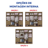 Guarda-roupa Casal Mdf 8 Portas Daymond Ripado - 5