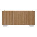 Ver imagem 5 de Rack para Tv até 32 Polegadas com 3 Portas Multimóveis Mp1068 Rustic/branco