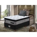 Ver imagem 1 de Cama Box Solteiro Colchão Pillow Top + Box 88x188x70 Molas Ensacadas Cama inBox Abstrato