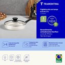 Ver imagem 3 de Frigideira Reta Tramontina Coimbra em Alumínio Bege 22 cm 1,7 L