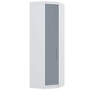 Ver imagem 1 de Guarda Roupa de Canto Diagonal Modulado 70cm 1 Porta Alpes Luciane Móveis