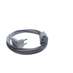 Extensao Eletrica 3 Metros 1 Tomada 10a 110/220v Fio 1,5mm Cod.690l - 5