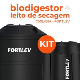 Kit Fossa Séptica 700l/dia e Leito de Secagem Fortlev - 2