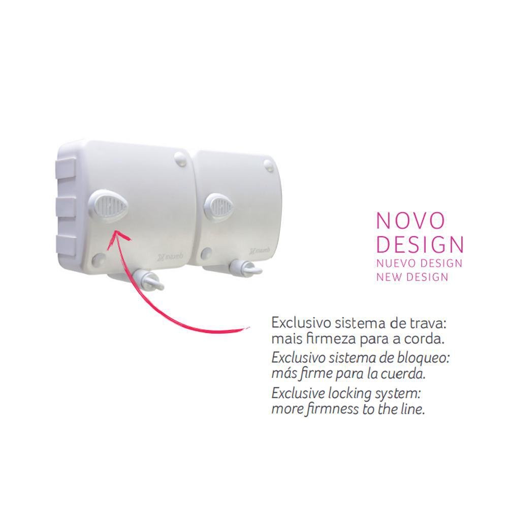 Varal Stendmax Modular 2 Módulos 6,0m - 3