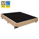Ver imagem 2 de Cama Box Viúva Sintético Bege Emth 128x188x40